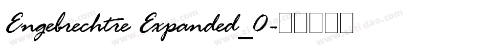 Engebrechtre Expanded_0字体转换